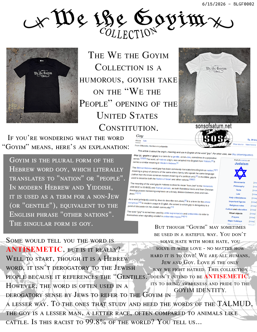 WE THE GOYIM COLLECTION BLOG FILE
